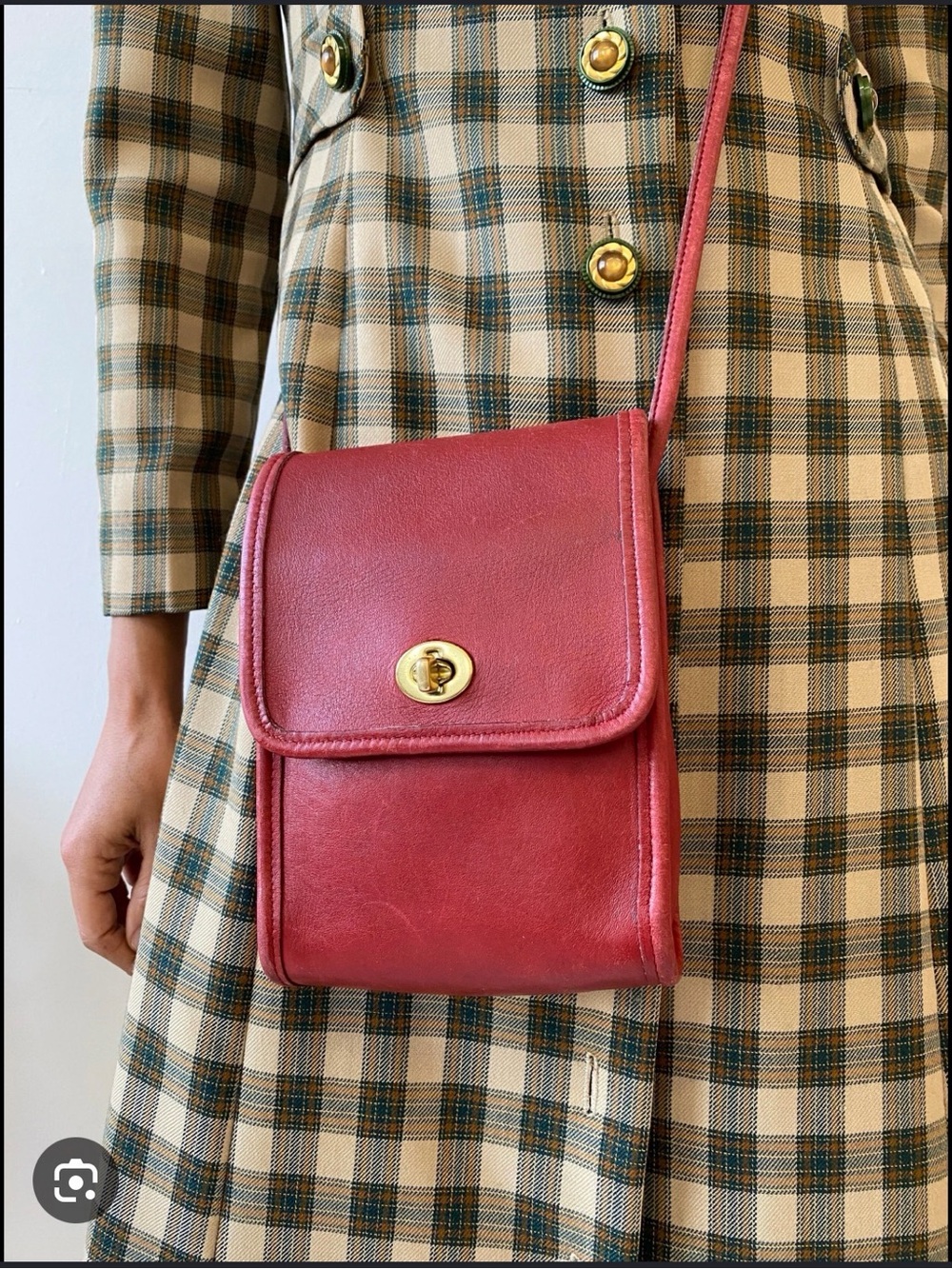Coach vintage Scooter Bag 90s leather crossbody 9893 - Picture 6 of 6